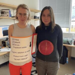 Kseniia Petrova, a Russian scientist from Harvard Medical School.
