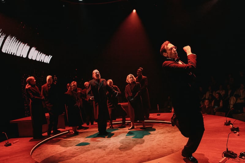 A photo of the cast of 'Kyoto'