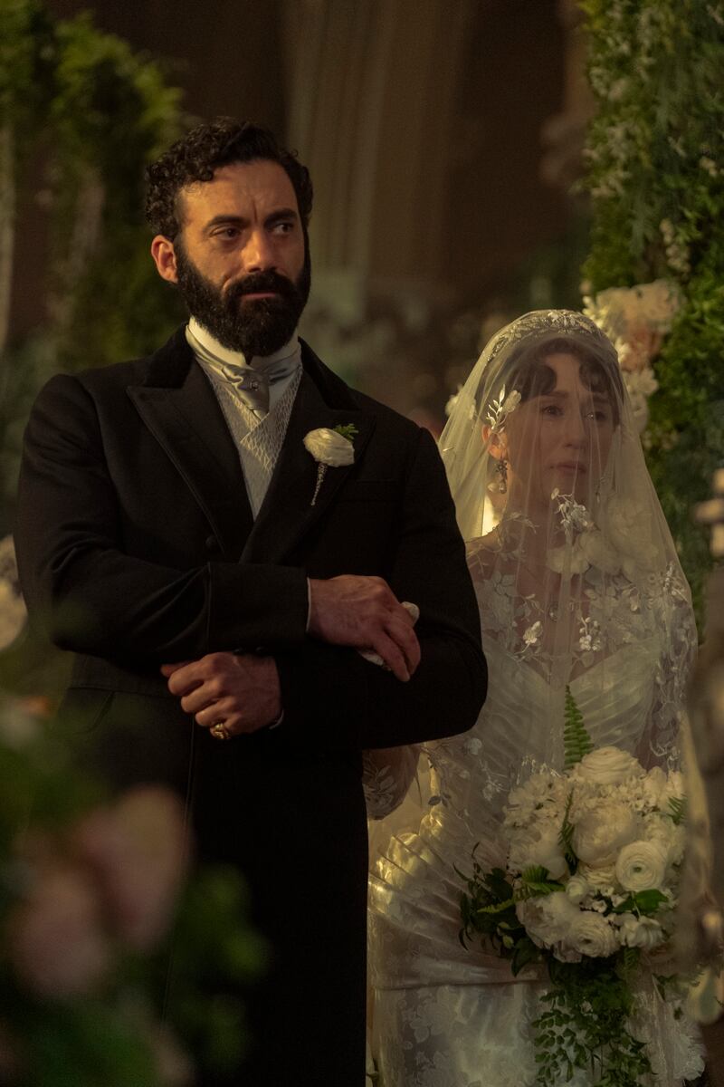 Morgan Spector and Taissa Farmiga