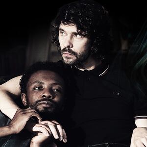 Omari Douglas, Ben Whishaw, and Keira Knightly in "Black Doves".
