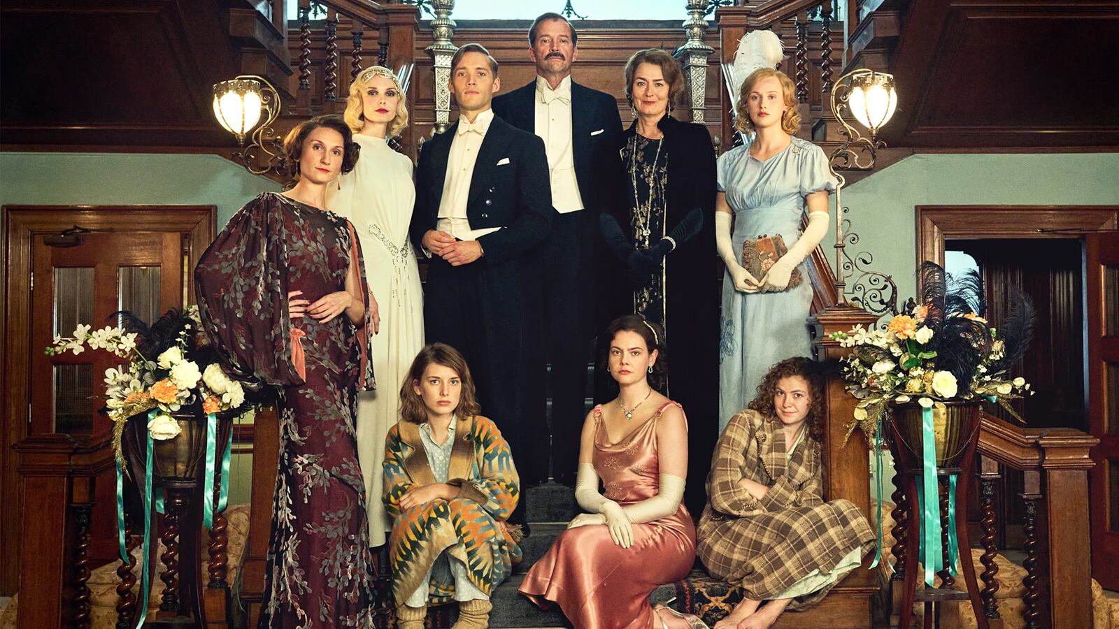 The cast of the six-part drama series "Outrageous."