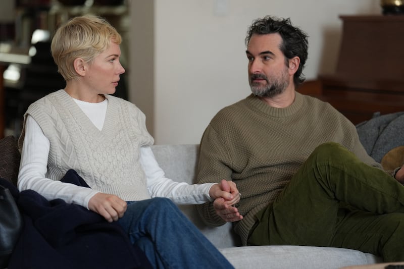 Michelle Williams as Molly and Jay Duplass as Steve.