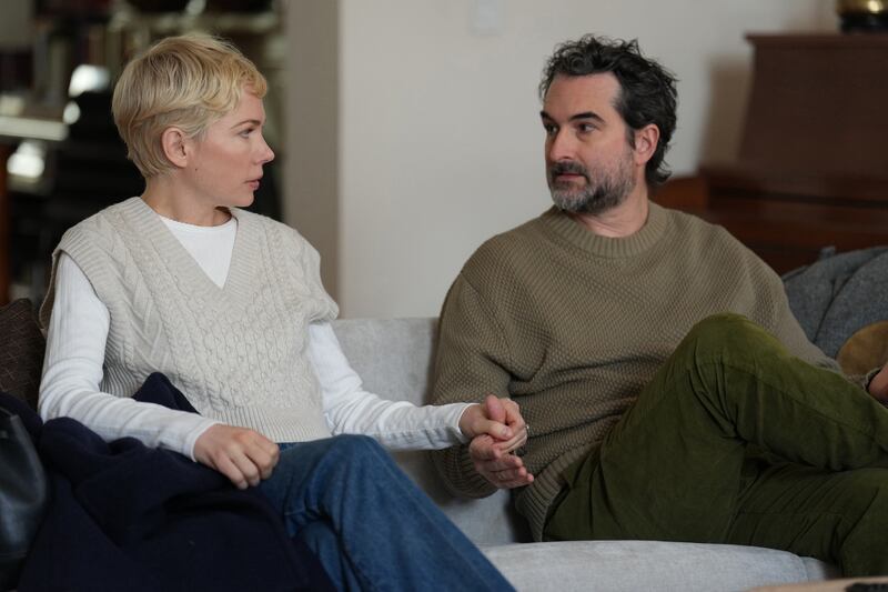 Michelle Williams as Molly and Jay Duplass as Steve.