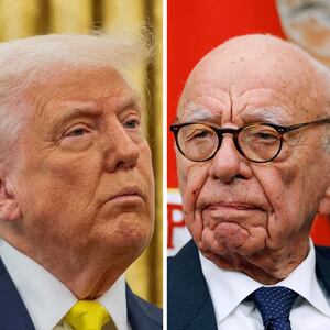 Donald Trump and Rupert Murdoch