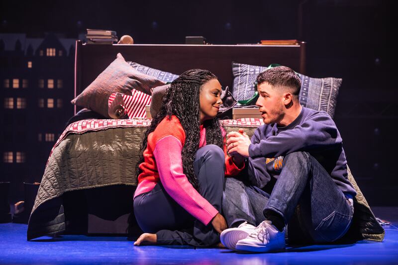 Adrienne Warren and Nick Jonas