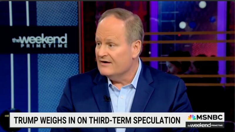 “The Weekend: Primetime” welcomed Timothy L. O’Brien, Senior Executive Editor of Bloomberg Opinion, to discuss Trump’s musings about a third term in office.