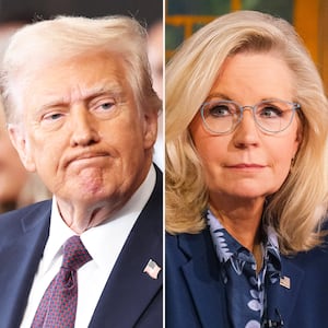 Donald Trump and Liz Cheney.
