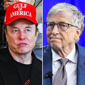 Elon Musk and Bill Gates.