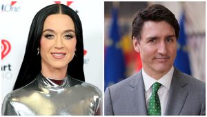 Katy Perry and Justin Trudeau