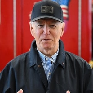 Joe Biden speaks to reporters as he visits the Nantucket Fire Department in Nantucket, Massachusetts on November 28, 2024.