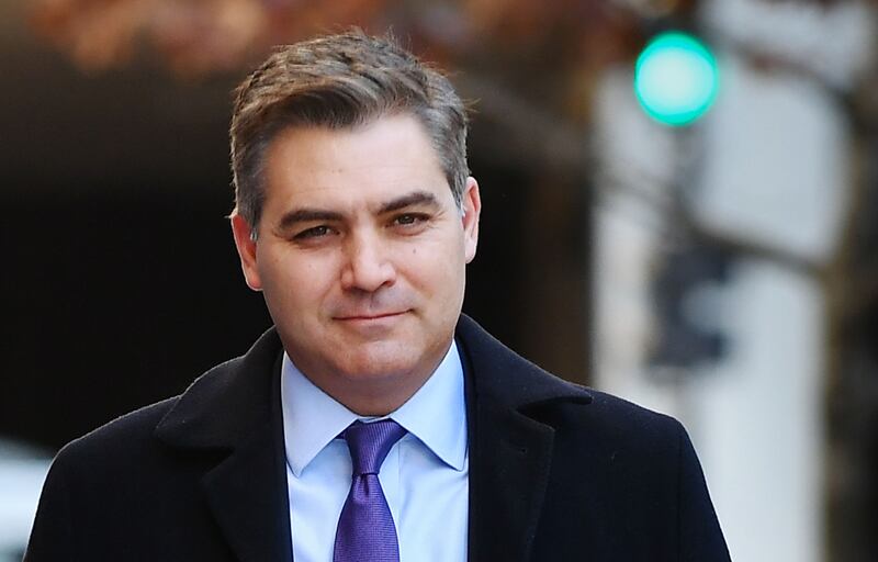 CNN White House correspondent Jim Acosta arrives at US District Court in Washington, DC, on November 16, 2018.