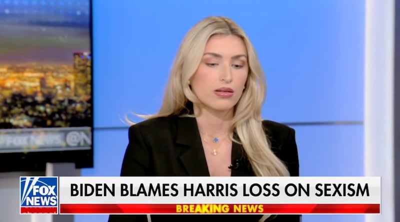 Camryn Kinsey hit the deck live on Fox News @ Night Thursday while slating the Biden administration.
