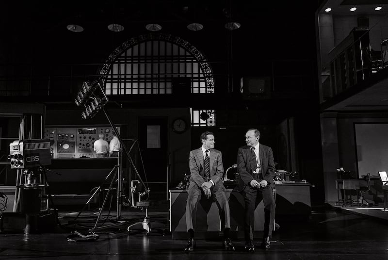 George Clooney and Clark Gregg.