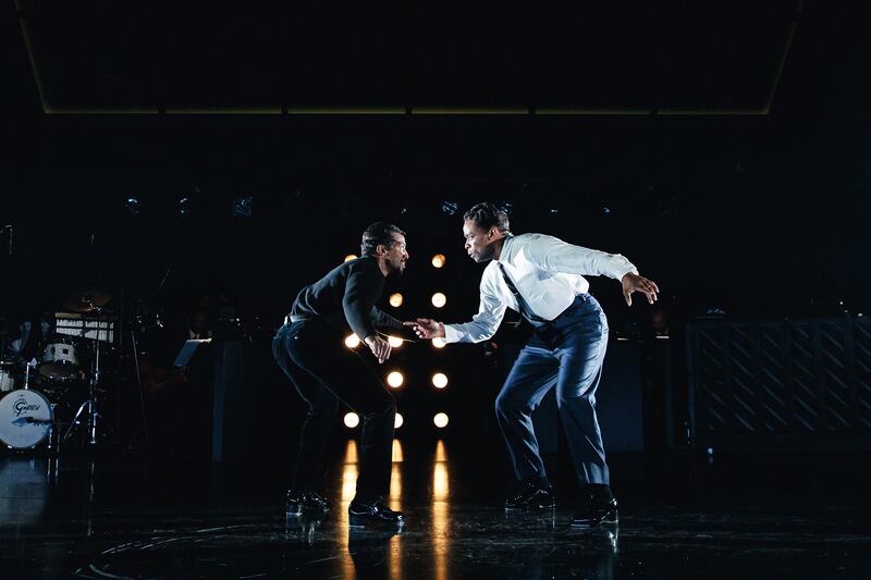 Daniel J. Watts and Dulé Hill in Lights Out.