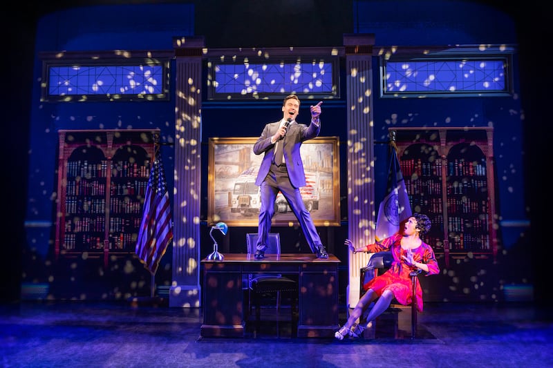 Erich Bergen and Jasmine Amy Rogers