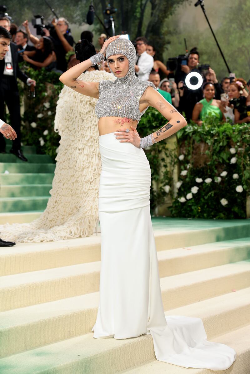 Cara Delevingne at the Met Gala 2024
