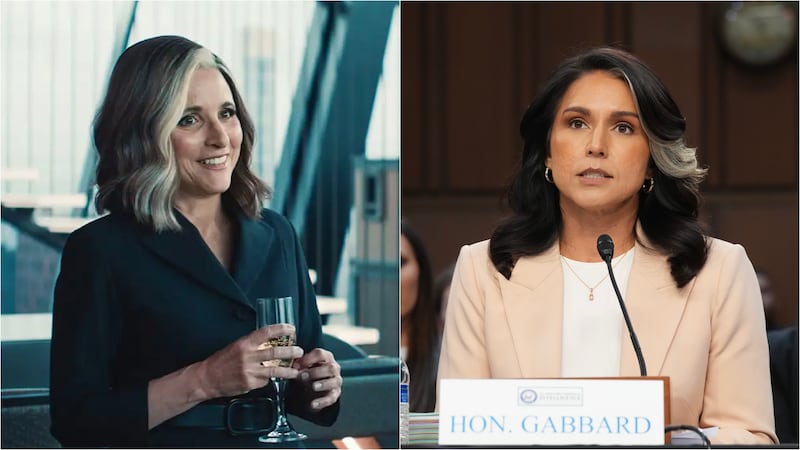 Julia Louis Dreyfus and Tulsi Gabbard