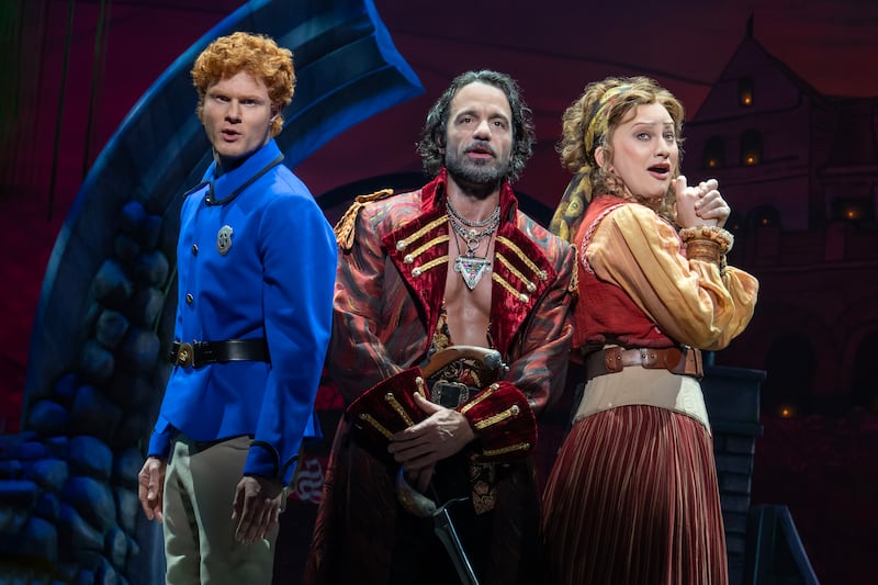 Nicholas Barasch, Ramin Karimloo, and Jinkx Monsoon