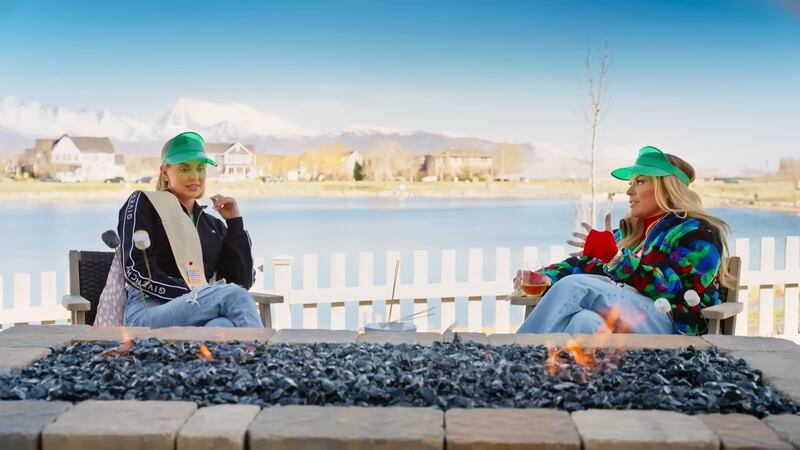 Whitney and Heather plan a camp day for the ladies.