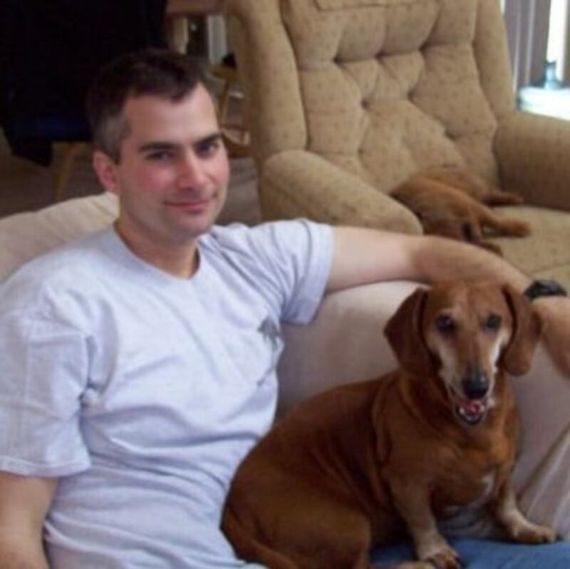 U.S. Capitol Police officer Brian Sicknick poses in a rare off-duty moment.