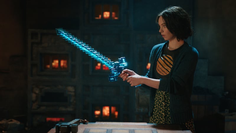 Emma Myers in "A Minecraft Movie."