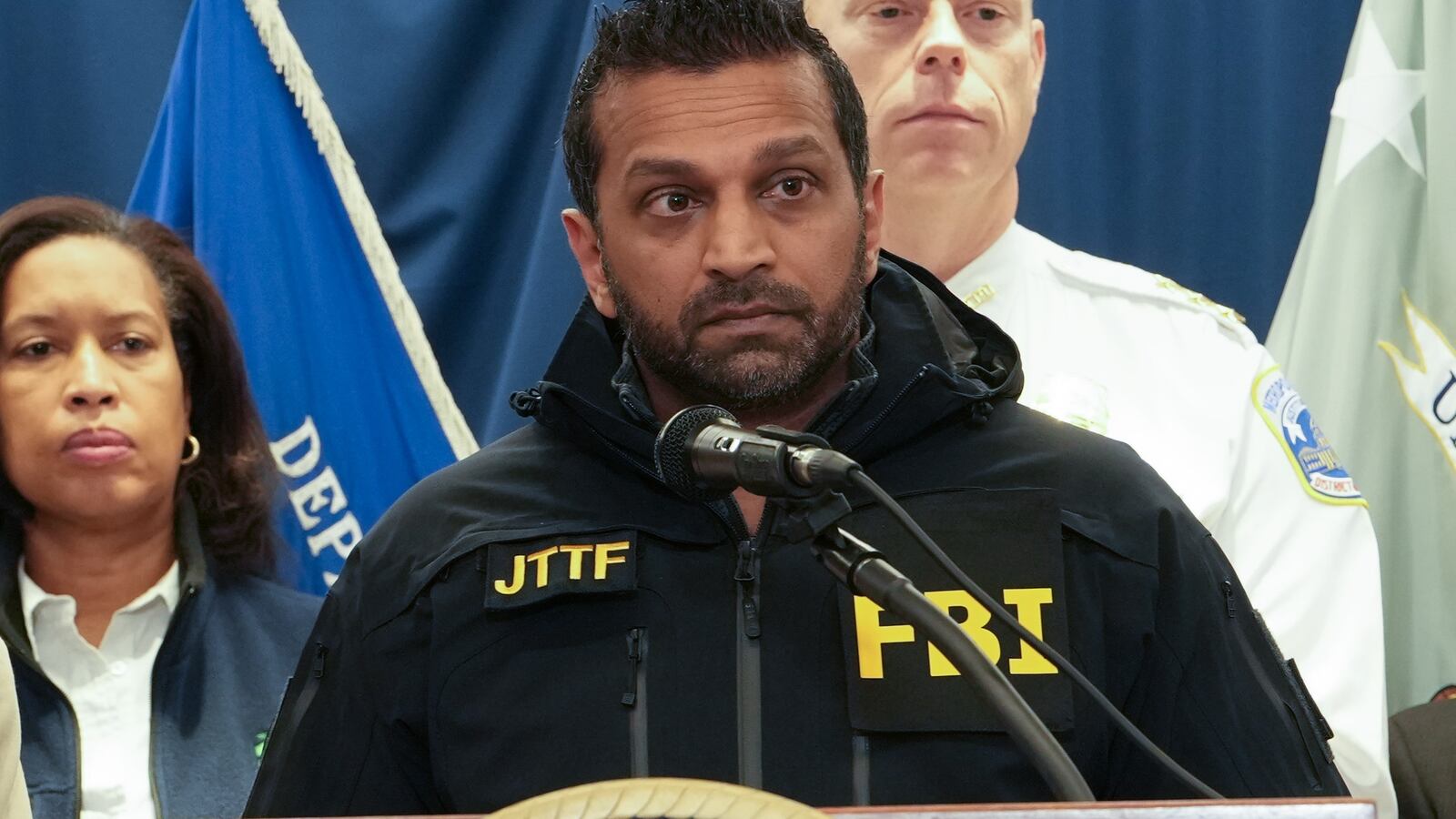 The FBI deputy director chalked the deeply critical leaked report on the leadership of FBI Director Kash Patel, pictured Nov. 27, up to “gossipy nonsense" released by those upset by changes at the bureau.