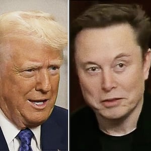 Donald Trump and Elon Musk.