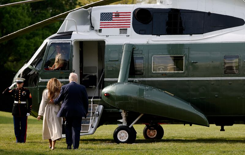 Donald and Melania Trump.
