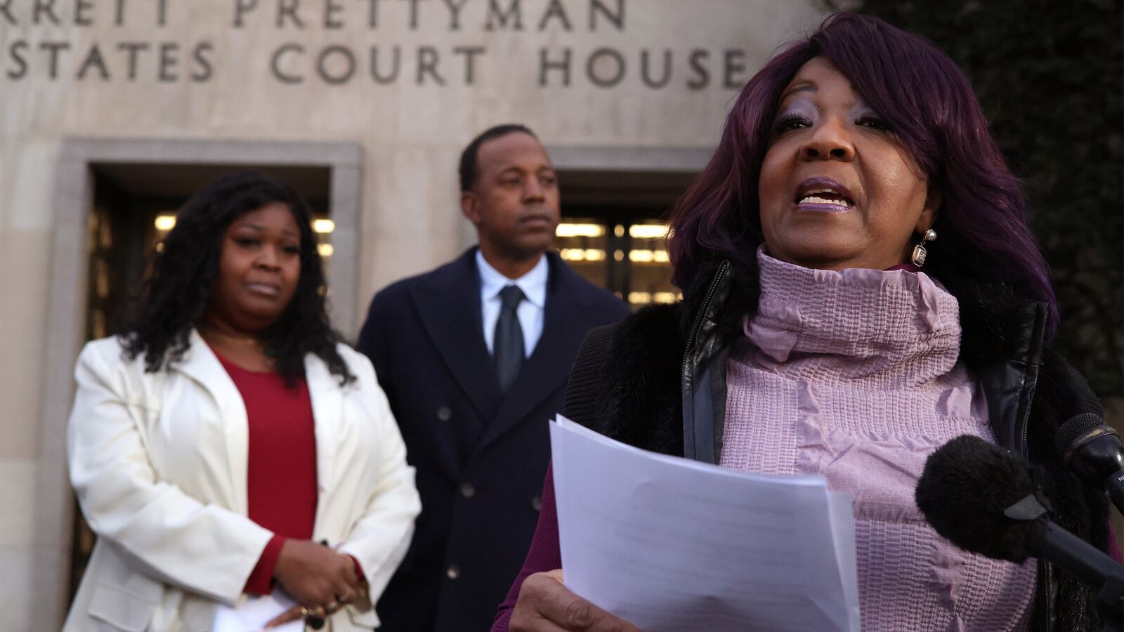 Georgia election workers Ruby Freeman and her daughter Shaye Moss