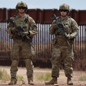 Troops at southern US border