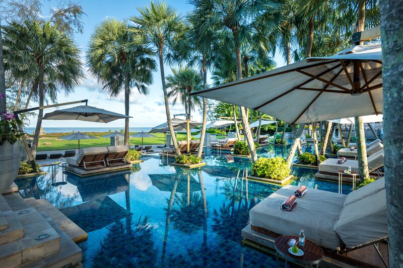 Poolside view