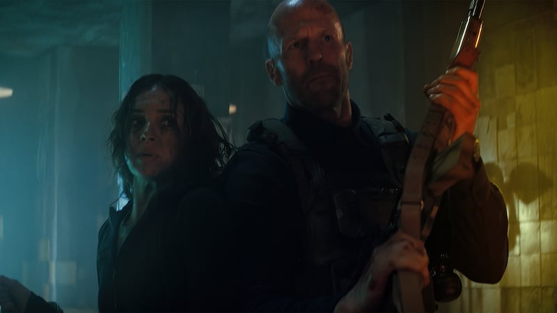 Arianna Rivas and Jason Statham.