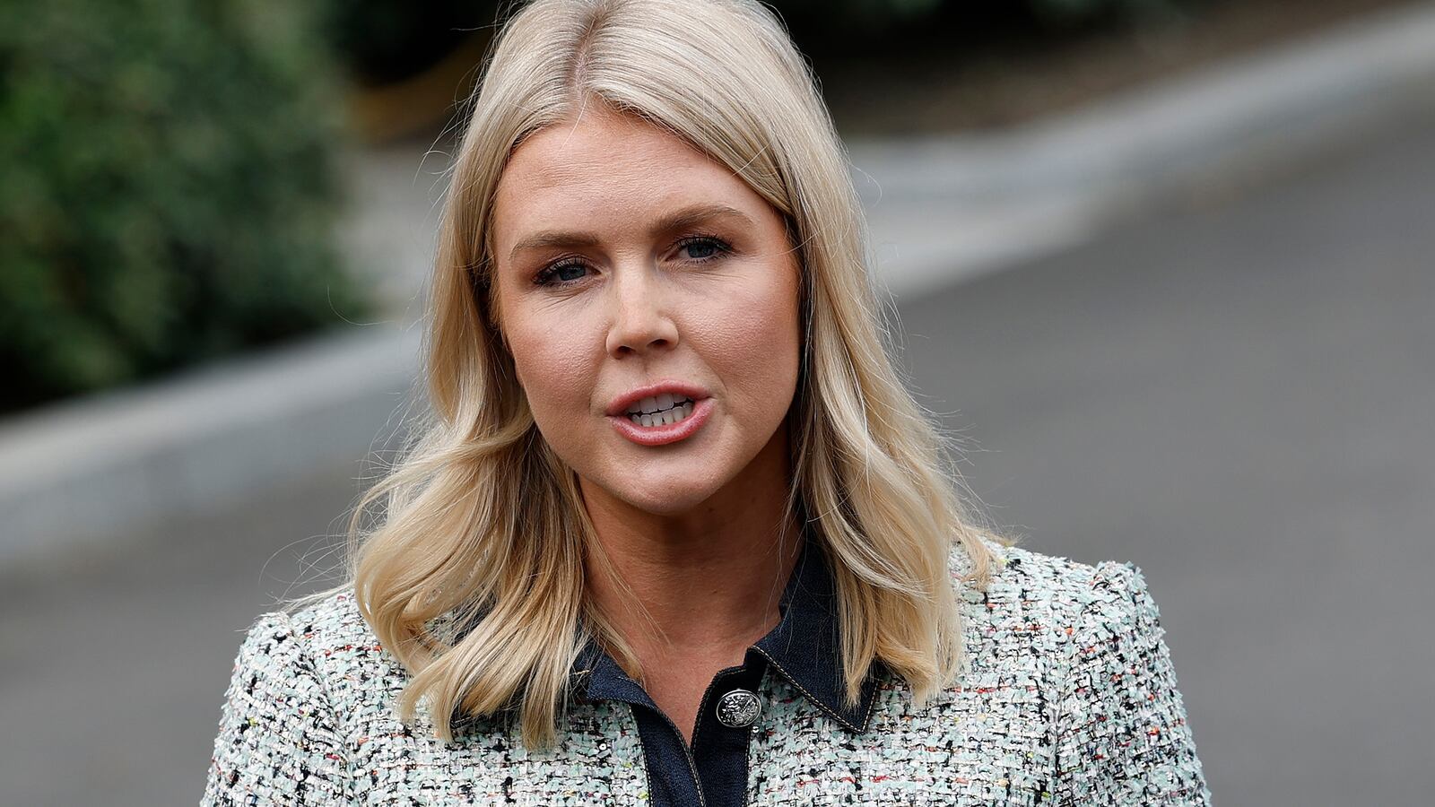 White House Press Secretary Karoline Leavitt threw FBI Director Kash Patel under the bus when grilled by reporters over the Epstein files amid rage that more material has not been released.