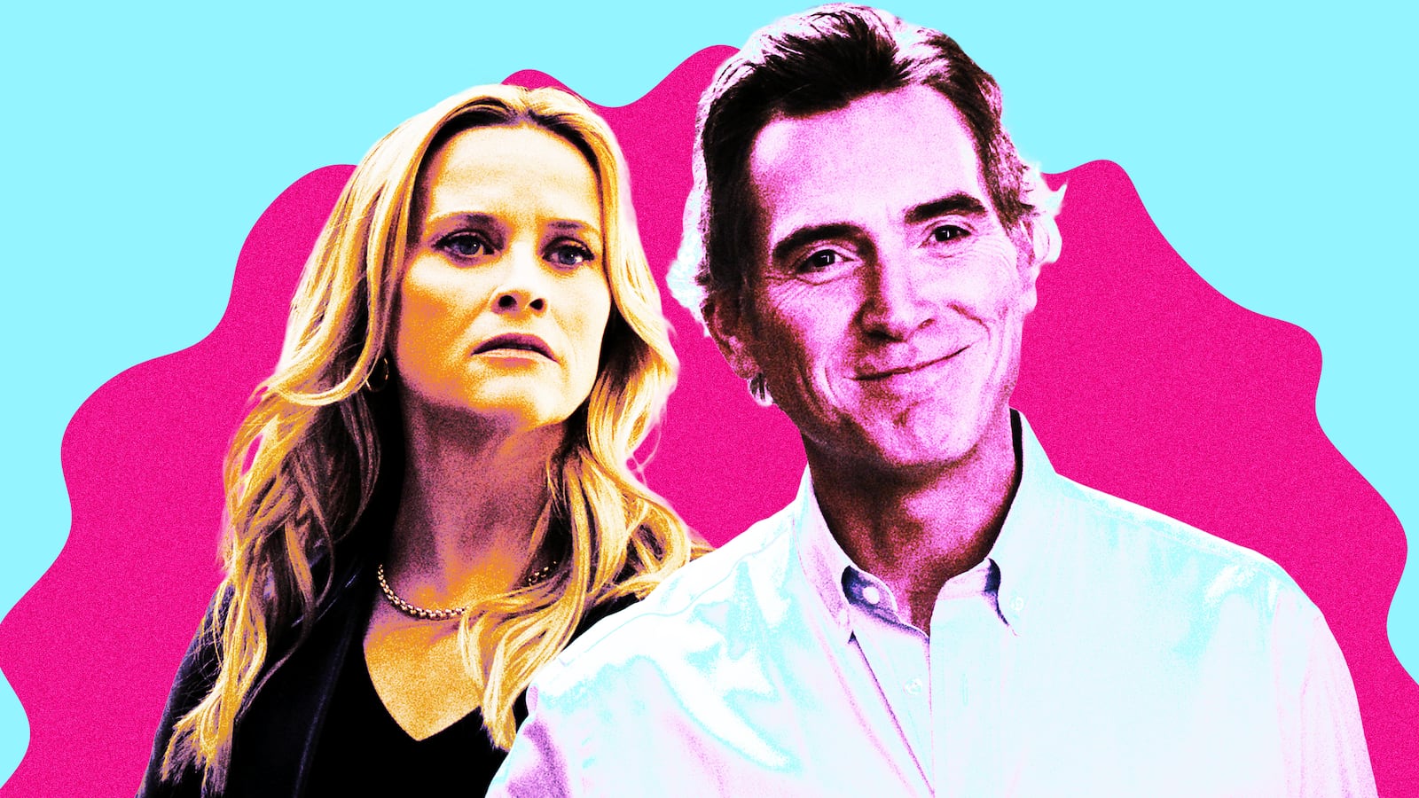 A photo illustration of Reese Witherspoon and Billy Crudup.