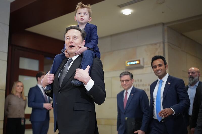 Elon Musk and Vivek Ramaswamy.