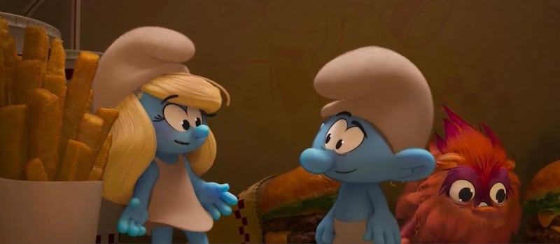 A still from 'Smurfs'