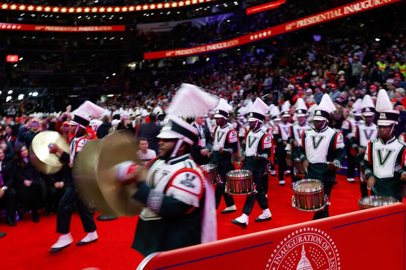 The Mississippi Valley State University marching band