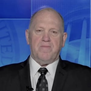 Tom Homan speaks with ABC News on March 23, 2025.