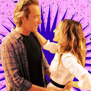 John Corbett and Sarah Jessica Parker.