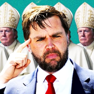 JD Vance, Donald Trump photo illustration
