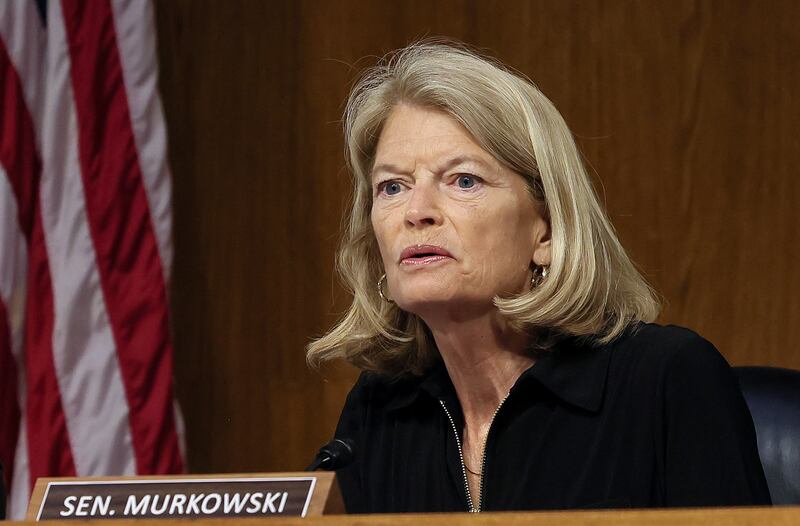 Sen. Lisa Murkowski (R-AK) speaks during the Senate Appropriations Committee hearing on the Special Diabetes Program on July 11, 2023 in Washington, DC.