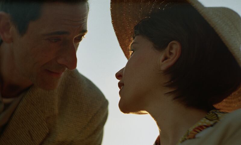 Adrien Brody and Felicity Jones.