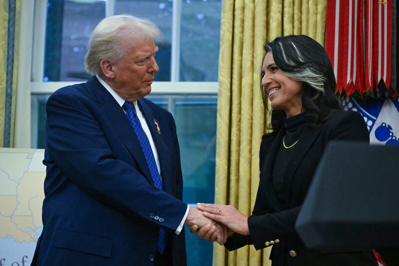 President Trump has praised Tulsi Gabbard in recent days after she claimed former President Barack Obama worked to link Trump to Russian meddling in 2016.