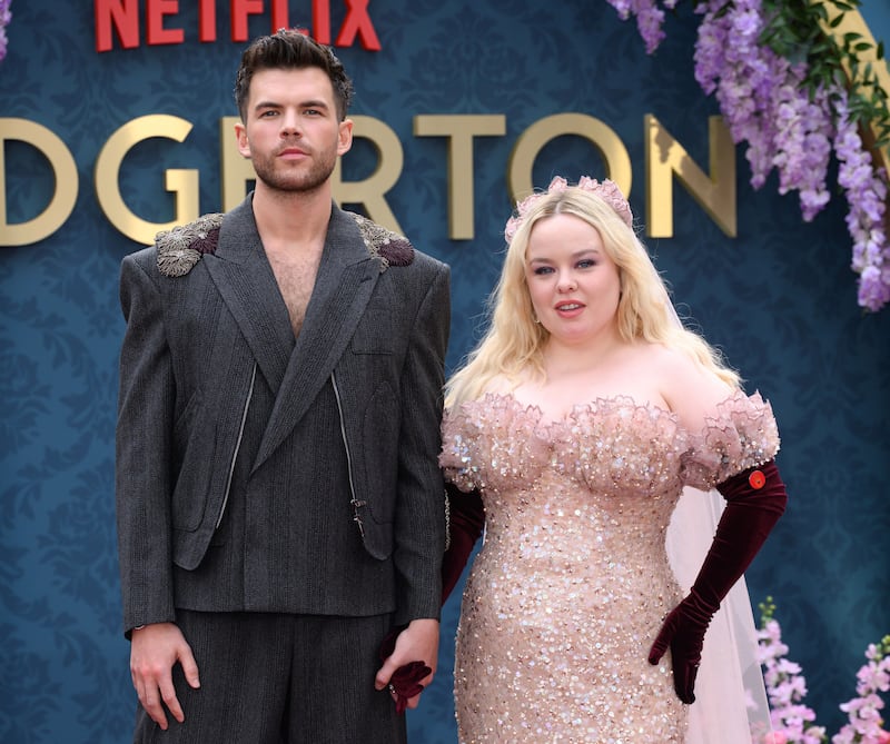 Luke Newton and Nicola Coughlan