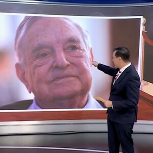 Fox & Friends discuss President Biden's nomination of George Soros for the Presidential Medal of Freedom award in January 2024.