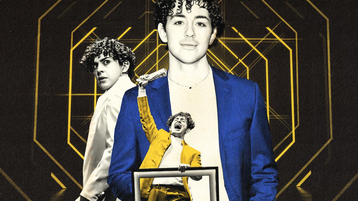 A photo illustration of Ali Louis Bourzgui.