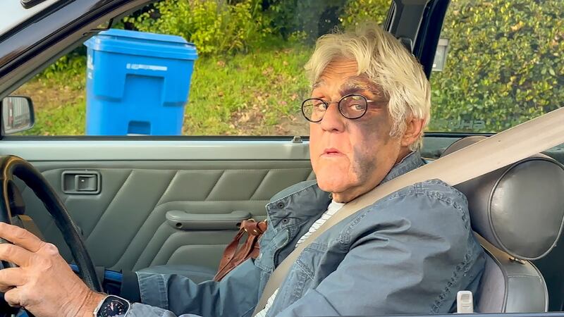 BURBANK, CA - NOVEMBER 19: Jay Leno is seen out and about on November 19, 2024 in Burbank, California. (Photo by MEGA/GC Images)