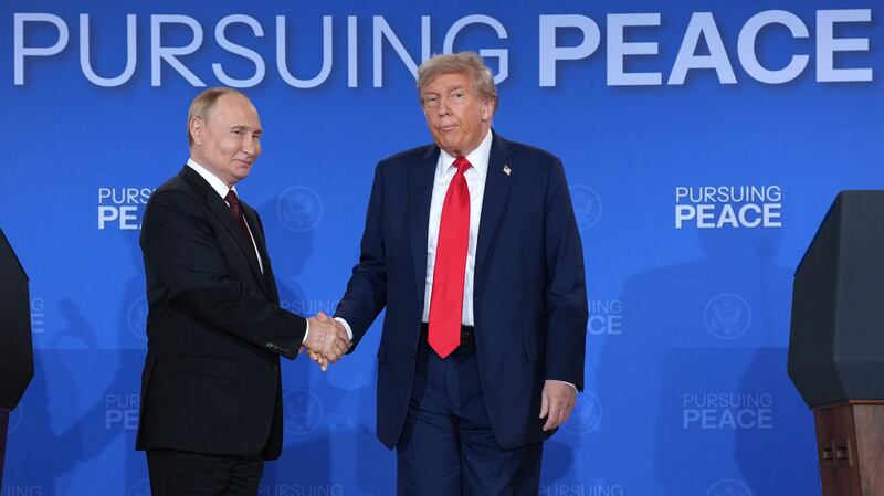 Donald Trump and Vladimir Putin