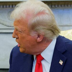 FILE PHOTO: U.S. President Donald Trump meets with Ukrainian President Volodymyr Zelenskiy at the White House in Washington, D.C., U.S., February 28, 2025. REUTERS/Brian Snyder/File Photo