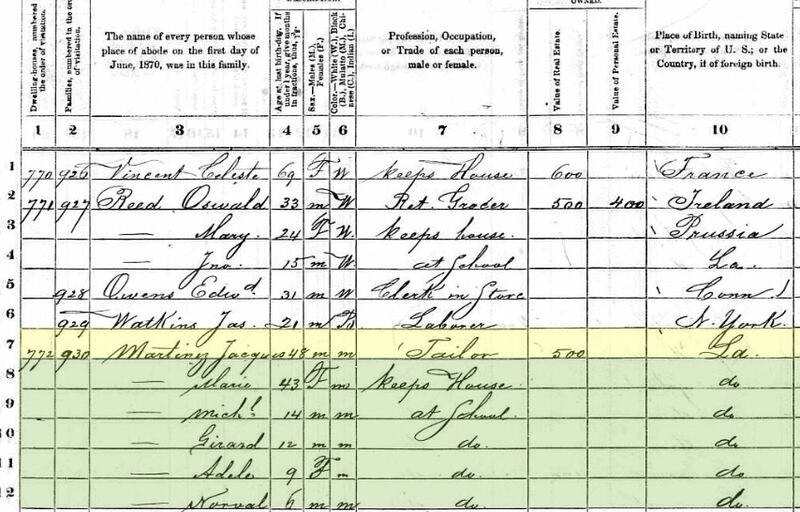 Pope Leo XIV’s maternal grandparents were identified as “mulatto” in the 1870 U.S. Census.